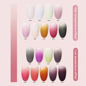 ZRKGEL cambio de temperatura de <span class=keywords><strong>Color</strong></span> profesional <span class=keywords><strong>esmalte</strong></span> de Gel térmico brillo cambio de humor pintura Pat Gel esmaltes <span class=keywords><strong>para</strong></span> Salón de Arte de <span class=keywords><strong>uñas</strong></span> - Product Image 3