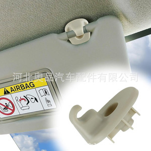 Sun Visor Fixing <b>Hooks</b> For Jeep Cherokee 05-07 <b>Plastic</b> Easy Installation Roof Mount - Product Image 1
