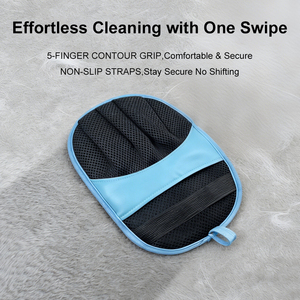 أداة جديدة لإزالة فرو الحيوانات، قفاز كهروستاتيكي محسن بخمسة أصابع لإزالة شعر الحيوانات الأليفة من السرير والسجاد والأريكة - Product Image 4