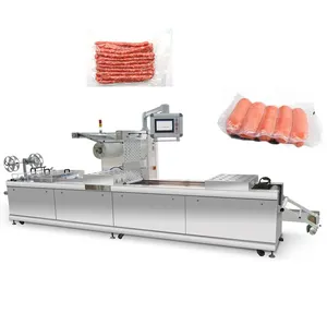 Terus Bergulir Conveyor Kering Ikan Vakum Kemasan Mesin, Vacuum Packing Mesin