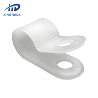Clips de câble 3/16 1/4 3/8 1/2 94V-2 pour la gestion des câbles, organisateur de câbles en plastique nylon, prix bas, pinces de câble de type R