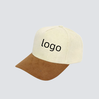Fournisseur de chapeaux de première qualité, faible MOQ, vente en gros, chapeaux brodés de haute qualité, logo personnalisé, casquettes de baseball élégantes en velours côtelé bicolore