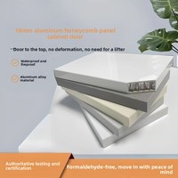 Panneau alvéolaire en aluminium SPC de 18 mm, rigide, dimensionnellement stable, sans formaldéhyde, classe A, ignifuge, pour la construction d'armoires
