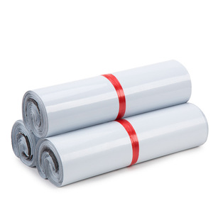Bolsas de mensajería de seda gruesa blanca Reizan, 12% de material puro con impresión de logotipo para embalaje logístico de ropa - Product Image 2