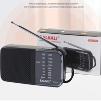 Neues Design Kleiner Transistor-Multiband-AM/FM-Tragbarer Radiomonitor Schwarz Kurzwellenempfänger mit Eingebautem Lautsprecher