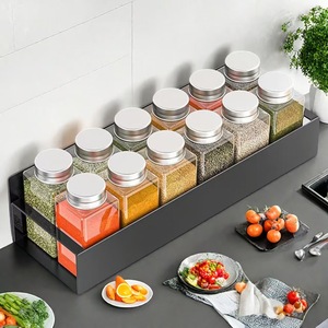 Estante Magnético <span class=keywords><strong>para</strong></span> <span class=keywords><strong>Especias</strong></span> de Acero al Carbono <span class=keywords><strong>para</strong></span> Refrigerador, Gran Venta |   Estante de Almacenamiento <span class=keywords><strong>para</strong></span> <span class=keywords><strong>Especias</strong></span> y Salsas de Cocina, Montado en la Pared Sin Necesidad de Taladrar - Product Image 3