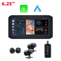 Nueva Cámara Universal de Monitoreo para Motocicleta de 6.25 Pulgadas, para MSTAR de Doble Núcleo, 1056P, WiFi de 5GHz para Neumáticos de 5.0