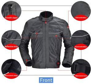 Combinaison <span class=keywords><strong>de</strong></span> moto en tissu Oxford <span class=keywords><strong>de</strong></span> haute qualité, polyester léger, durable, imperméable, veste <span class=keywords><strong>de</strong></span> moto avec protection - Product Image 2