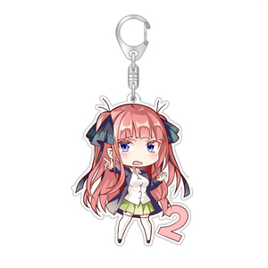 Llaveros de las Hermanas Quintupletas Nakano: Nino, <span class=keywords><strong>Ichika</strong></span>, Yotsuba, Itsuki - Etiquetas para Bolsos, Regalos y Artículos de Moda - Product Image 3