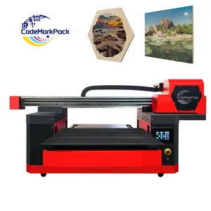 Pasokan langsung dari pabrik Nocai 6090 DTF UV LED Flatbed Printer dengan tiga XP600 kepala cetak