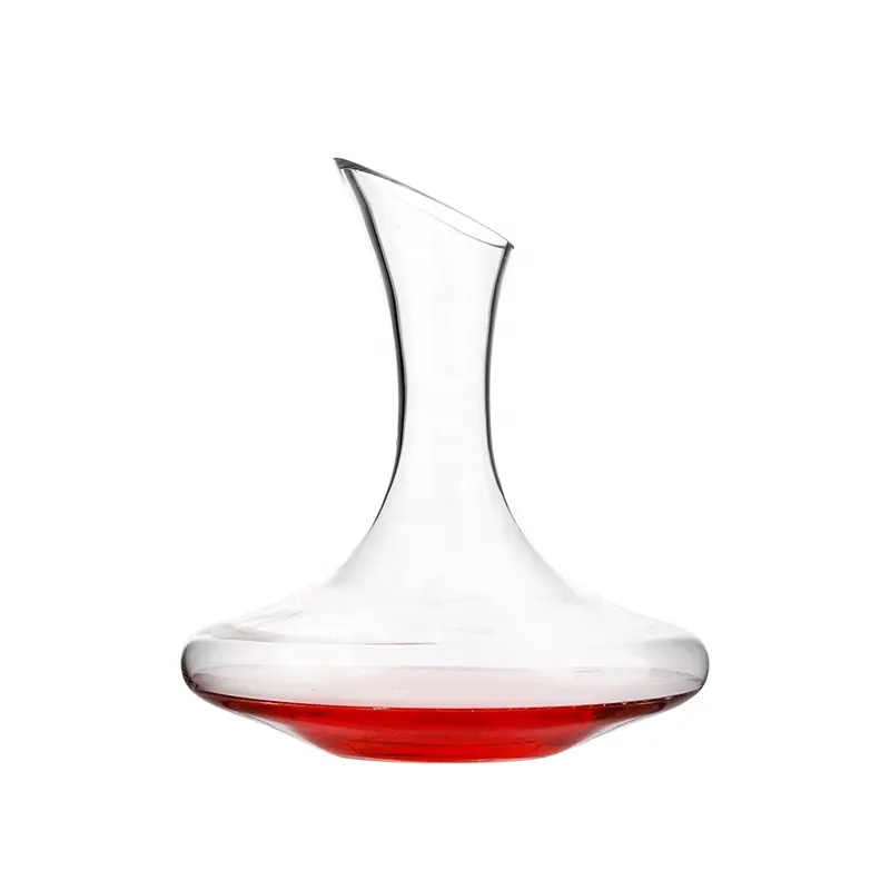 Decanter in vetro da 1.5 litri a buon mercato all'ingrosso Decanter in vetro per vino di grande Volume soffiato a mano personalizzato per il rilascio di aromi e aromi di vino