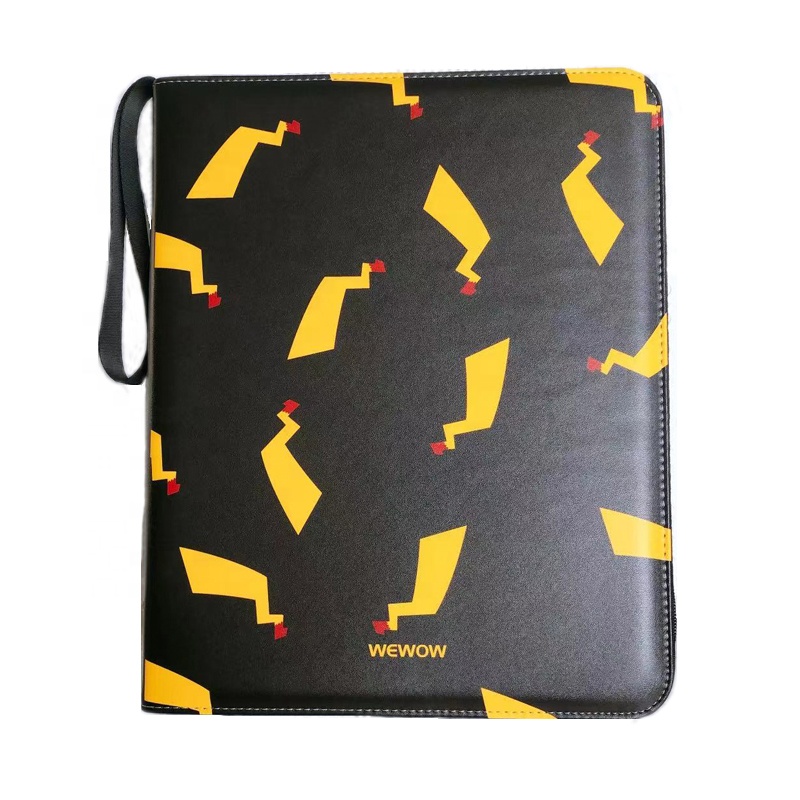 Папка для карточек Pokemon с 4 отделениями, альбом для коллекционеров, совместимый с торговыми картами