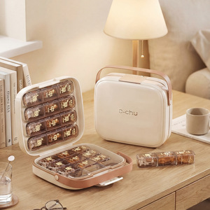 E-Chu Portable Pillbox 7-Day Large Capacity Airtight Storage Case For Medicine And Supplements Travel Use - Product Image 5