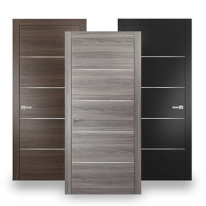 ประตูไม้ผสมพลาสติกกันน้ำแบบติดตั้งสำเร็จรูป ดีไซน์ทันสมัย สำหรับตกแต่งภายในห้อง - Product Image 2