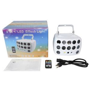 2025 nuevo Hengyu 3 en 1 mariposa Laserlight Dmx Control Rgb estroboscópico Stagelamp proyector efecto fiesta Redgreen Lazer luces - Product Image 6