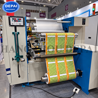Machine de laminage thermique rouleau à rouleau, laminateur thermique plastique haute vitesse pour lamination de rouleaux d'étiquettes et de papier adhésif