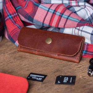 Pu Leather Customized Casecustomized Case Portable <b>Memory</b> Holder Sd Card Wallet for <b>Gifts</b> - Product Image 2