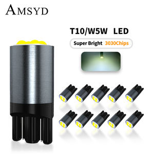 12 वी की अगुवाई वाले टी 10 3030 4sd w5w 168 194 कैंबस त्रुटि मुक्त नेतृत्व वाली कार पढ़ने गुंबद लाइट ऑटो मार्कर लैंप वीज टेल साइड लाइसेंस बल्ब - Product Image 5