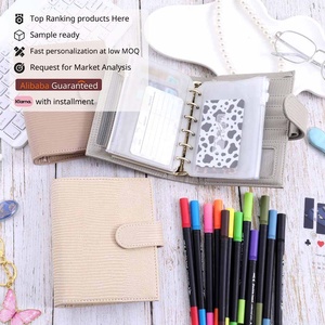 Organiseur de portefeuille en cuir de lézard Yihe Best Seller A7, reliure à 6 anneaux, feuilles mobiles, idéal pour le bureau <span class=keywords><strong>et</strong></span> comme cadeau d'argent - Product Image 1