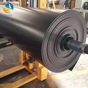 Grande rouleau de géomembrane HDPE pour bassin, largeur 8m, pour <span class=keywords><strong>lacs</strong></span> artificiels, fermes piscicoles, usage industriel - Product Image 2