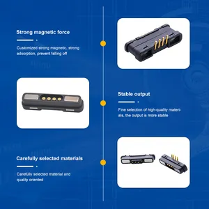 Customize Pin Right Angle/Dip/Smt/Double Head Type Male And Female Pogo Pin Magnetic Connector