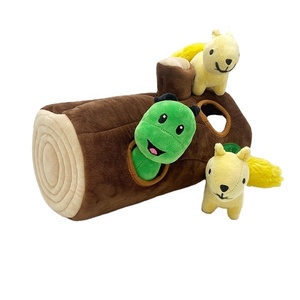 Scricchiolante cane <span class=keywords><strong>nascondino</strong></span> masticare albero grotta peluche Pet giocattolo per nascondere e cercare giochi interattivi - Product Image 2