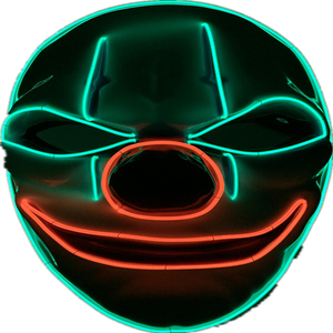 Halloween Rave Mascarade Carnaval Fête Éclairer <span class=keywords><strong>Masque</strong></span> <span class=keywords><strong>Lumineux</strong></span> Néon El Fil <span class=keywords><strong>Led</strong></span> Clignotant <span class=keywords><strong>Masque</strong></span> Pour Le Festival - Product Image 4