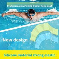 Swim Flipper Factory Palmes de natation en silicone pour les mains, Tailles S M L, Personnalisation acceptée, Gants palmés pour l'entraînement à la natation