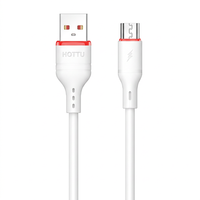 Câble de charge Micro USB blanc pour smartphone Android, tablette, batterie externe, voiture, maison, bureau, voyage, USB A vers Micro USB