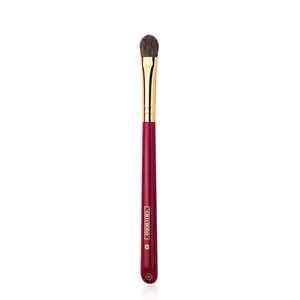 10 Custom Squirrel e Pony cabelo Preto escova de sombra grande Red Rose Series Luxury Natural hair Makeup brushes set