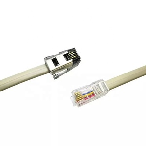 Cavo Personalizzato in Rame Puro a 4 Pin da SDL a RJ12 per Cassetto Portadenaro, Schermato con Treccia - Product Image 1