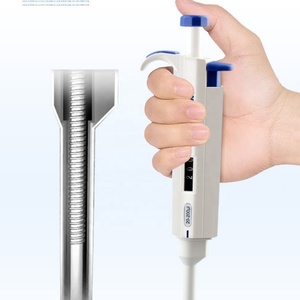 Có thể điều chỉnh duy nhất kênh Micropipette autoclavable nhựa Micropipette với 1000-10.000ul khối lượng phạm vi và 100UL Pipette tip - Product Image 4