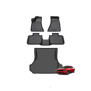 Personnalisé pour Dodge Charger RWD 2023-2011 <span class=keywords><strong>Chrysler</strong></span> <span class=keywords><strong>300</strong></span> RWD 2023-2011 Protection tous temps TPE imperméable antidérapant tapis de sol de voiture - Product Image 4