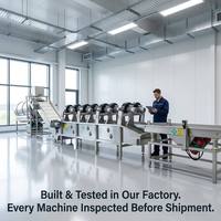 Ligne complète de frites surgelées GUTEDA - Usine de transformation de frites surgelées clé en main pour légumes, système automatique en acier inoxydable