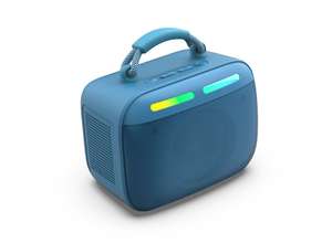 Hi-Fi ลำโพงบลูทูธ2600mAh, ลำโพงบลูทูธคาราโอเกะเสียงสูงลำโพงแบบพกพาไร้สายพร้อมไมโครโฟนคู่สำหรับ<span class=keywords><strong>ร้อง</strong></span>เพลง - Product Image 4