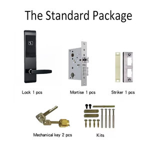 กลอนประตูโรงแรมสแตนเลส RFID ยี่ห้อ Glomarket Ttlock พร้อมระบบจัดการ สำหรับสำนักงาน โฮมสเตย์ เกสต์เฮาส์ รุ่น HT0002 RFID Hotel Lo - Product Image 5