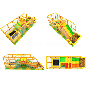อุปกรณ์สนามเด็กเล่นในร่ม Saidi Safe Kids พร้อมเสาบุนวมและตาข่ายป้องกันรอบด้าน รับประกัน 5 ปี - Product Image 4