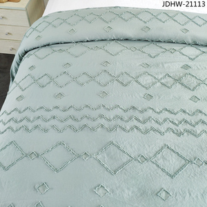 Yorgan seti % 100% Polyester kırpılmış ev otel yatak örtüsü kraliçe kral yorgan seti - Product Image 5
