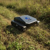 Tondeuse à gazon robotisée mini RC personnalisée à braquage zéro, tondeuse à gazon électrique intelligente télécommandée pour la ferme