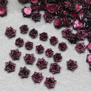 Venta al por mayor 50 unids/bolsa flor Rosa Nail Art Charms <span class=keywords><strong>diseño</strong></span> mixto Camelia resina <span class=keywords><strong>uñas</strong></span> joyería manicura decoración suministros - Product Image 3