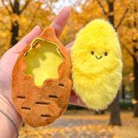 Pendentif en peluche révélateur de remplissage pelable, style patate douce cuite, pour sac, mignon, créatif, petit cadeau MR-001