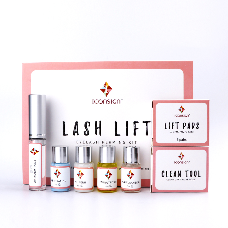 Custom Vegan Eyelashes Perm Lift Kit Private Labeling Eye Lash Lifting Tool Kit Wave Semi Permanent iconsign Lashlift Product