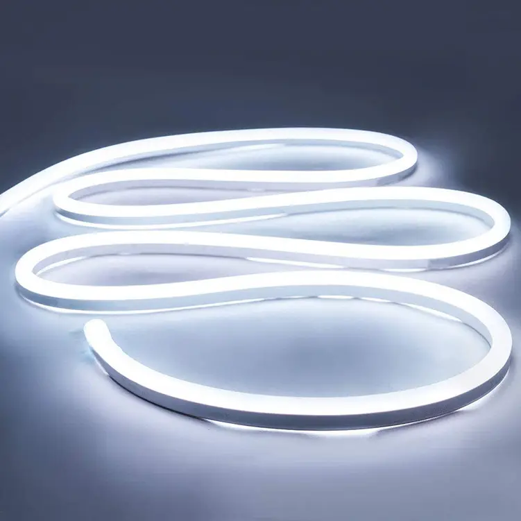 Bán Sỉ Dải Đèn Led Neon Trắng Ánh Sáng Ban Ngày Linh Hoạt Chống Nước Cao 50M 12V Tự Làm