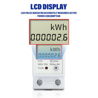 Medidor de Energía Inteligente Monofásico para Riel DIN, Monitoreo Solar Industrial |   Precisión de Clase 0.5 |   RS485 Modbus-RTU |   5(80)A 220V |
