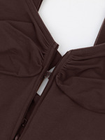 Nouvel Arrivage Body Sculptant Sans Couture avec Sangles Abdominales Fortes, Dos Zippé, Effet Remonte-Fesses, en Nylon Spandex