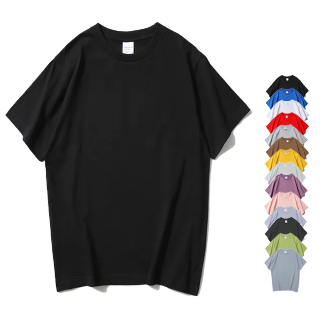 Nouveau design de coton de qualité supérieure coupe ample petite marque à épaules tombantes t-shirt vierge pour hommes surdimensionné t-shirt personnalisé pour hommes