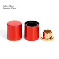 Tapa de Perfume Cilíndrica de 7 Colores, Tapa Magnética Dorada para Perfume, Tapa Magnética Plateada para Perfume