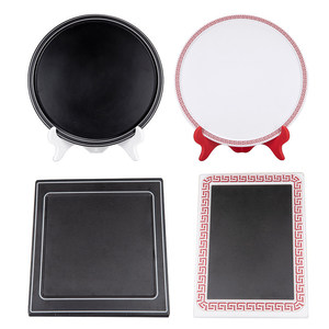 จานเมลามีนทรงกลมลายสีแดงสำหรับร้านหม้อไฟที่เสิร์ฟเนื้อวัวและเนื้อแกะ - Product Image 2