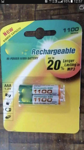 Paquete de baterías recargables, AA <span class=keywords><strong>AAA</strong></span> Ni-MH, listo para usar, baja autodescarga, para dispositivos de oficina domésticos - Product Image 2
