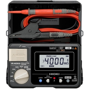 Testeur de résistance d'isolement HIOKI IR4053-10, 5 gammes de mesure, testeur numérique de résistance d'isolement avec gamme dédiée PV - Product Image 4